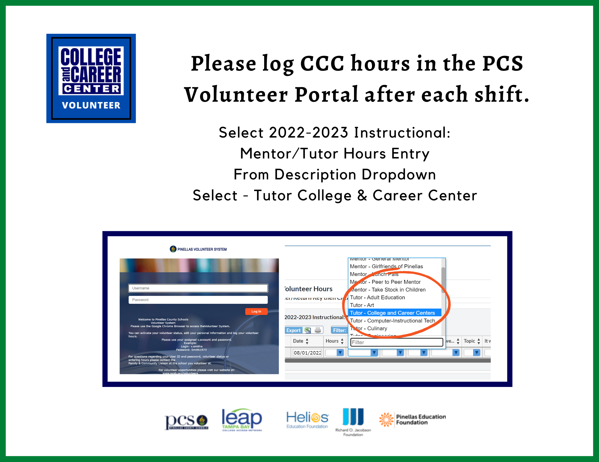 CCC Portal Information
